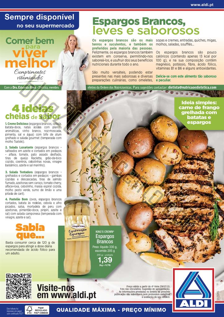Antevisão folheto ALDI Promoções a partir de 29