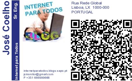 cartão de visita código qr