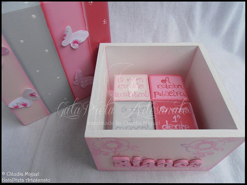 Caixa de recordações de bebé 