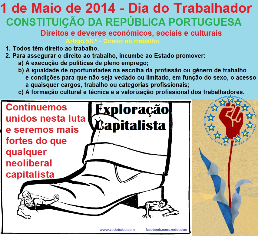 constituição da república portuguesa, dia do trabalhador primeiro de maio