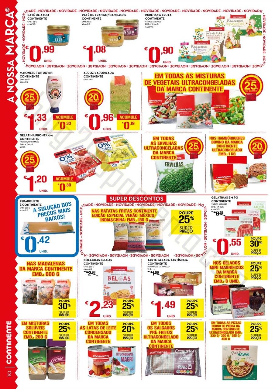 Antevisão Folheto CONTINENTE Promoções de 4 a 1