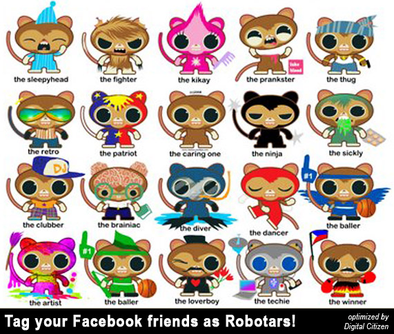 robotars identificar amigos facebook tag