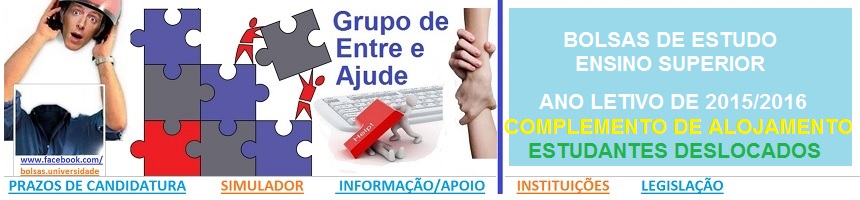 Bolsas de Estudo_Ensino Superior_2015_2016_COMPLEM Bolsas de Estudo_Ensino Superior_2015_2016_COMPLEM