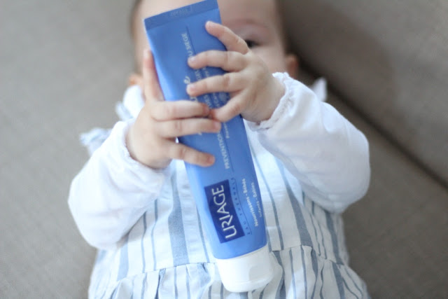 uriage + cuidados do bebé + produtos para bebés + primeira água da uriage + perfume para bebé da uriage + pomada protectora para a zona da fralda