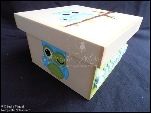 Caixa de recordações de bebé 