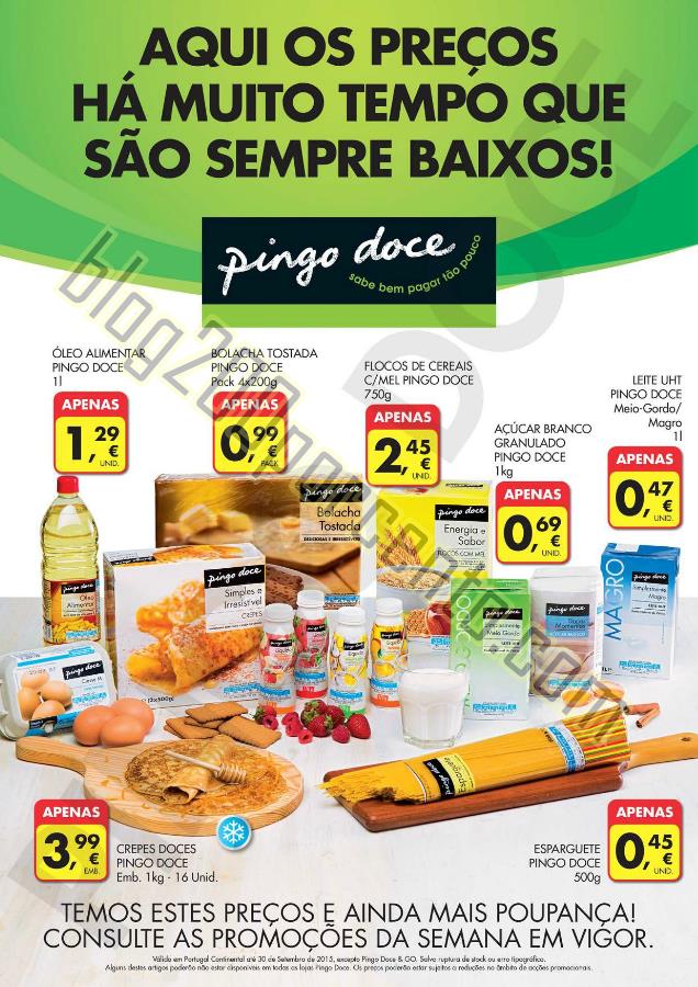 Antevisão Folheto PINGO DOCE Promoções de 19 ag