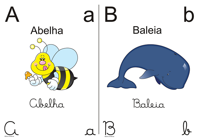 alfabeto crianças