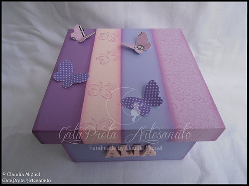 Caixa de recordações de bebé 