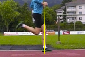 Forefoot Strike Under Knee Forefoot Strike Under Knee