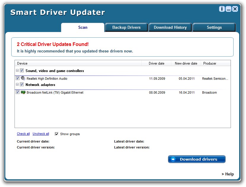 programa para actualizar drivers computador
