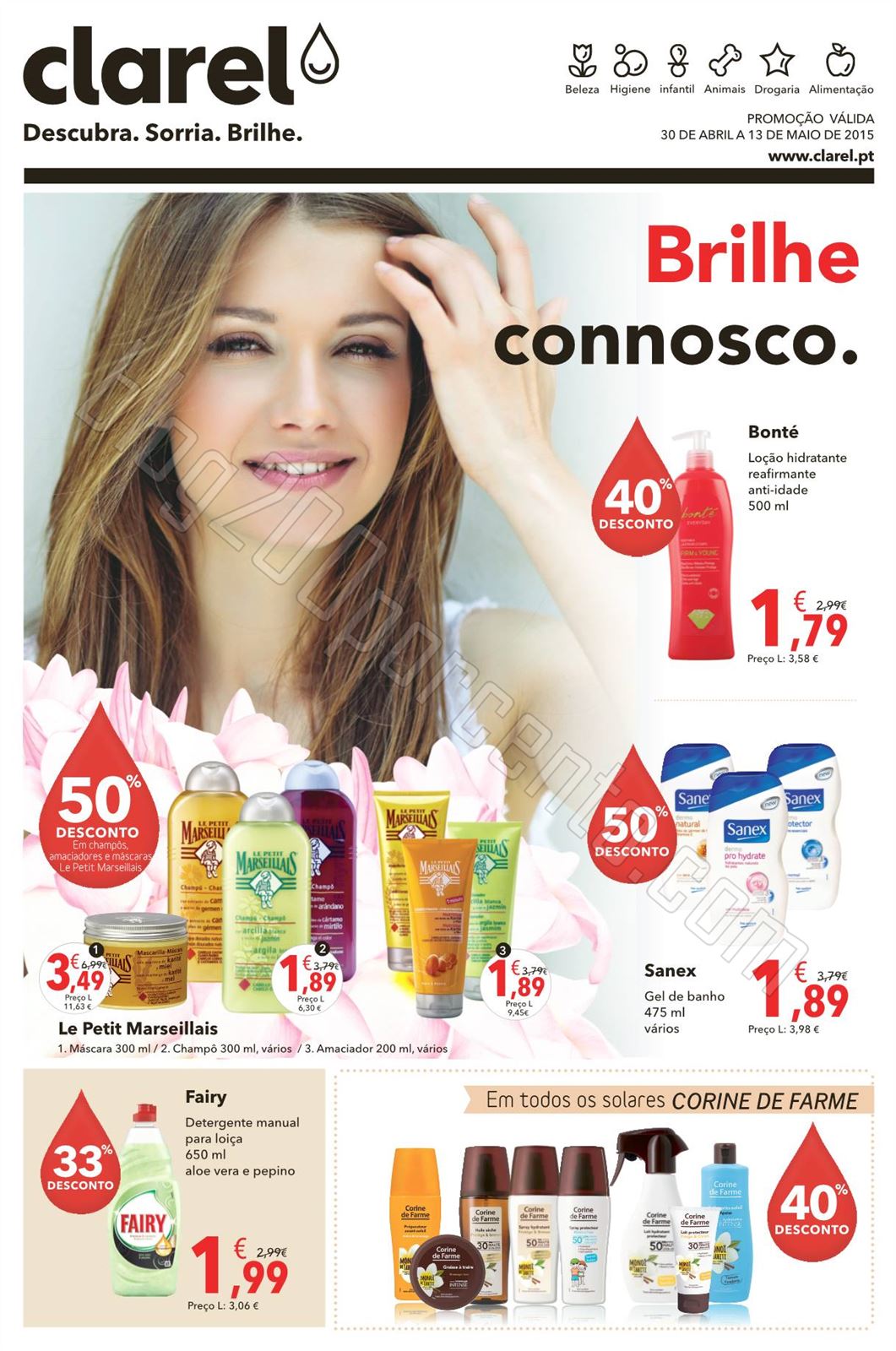 Antevisão Folheto CLAREL Promoções de 30 abril 
