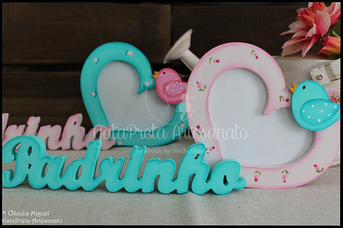 Molduras em forma de coração 