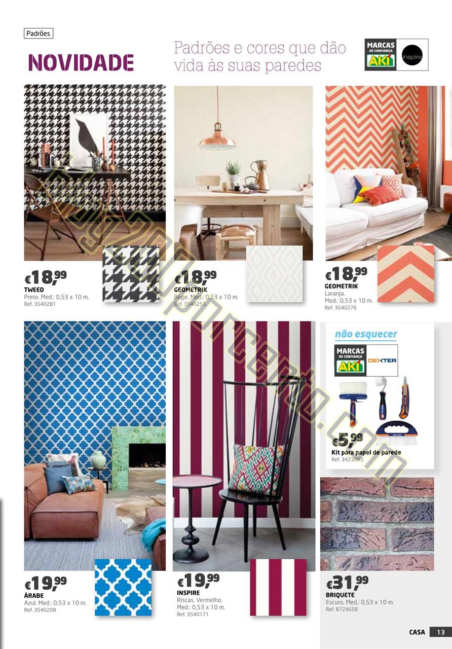 Novo Folheto AKI Casa Promoções até 24 agosto p