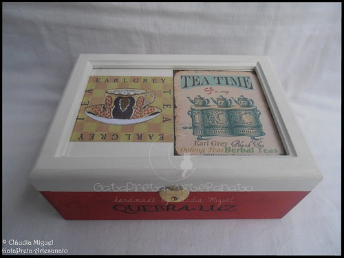 Caixa de chá e Individuais de mesa 