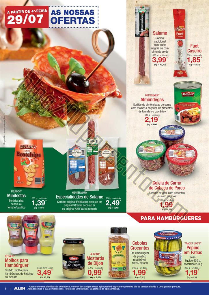 Antevisão folheto ALDI Promoções a partir de 29