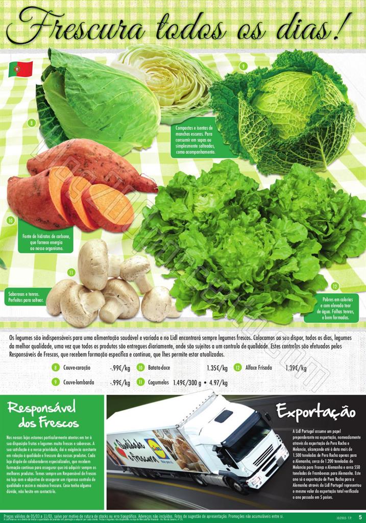 Antevisão Folheto LIDL promoções de 5 a 11 mar