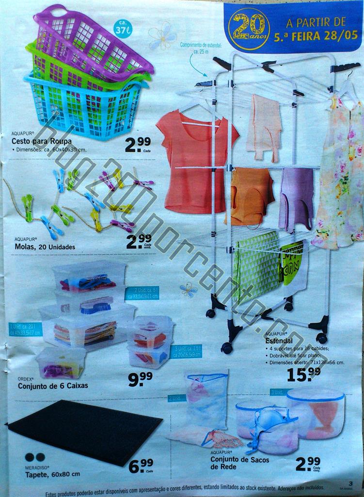 Antevisão Folheto LIDL Bazar de 28 maio a 6 junho