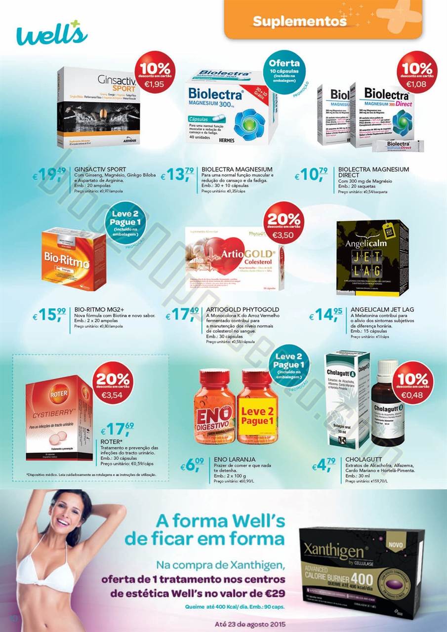 Antevisão Folheto WELLS Promoções de 28 julho a