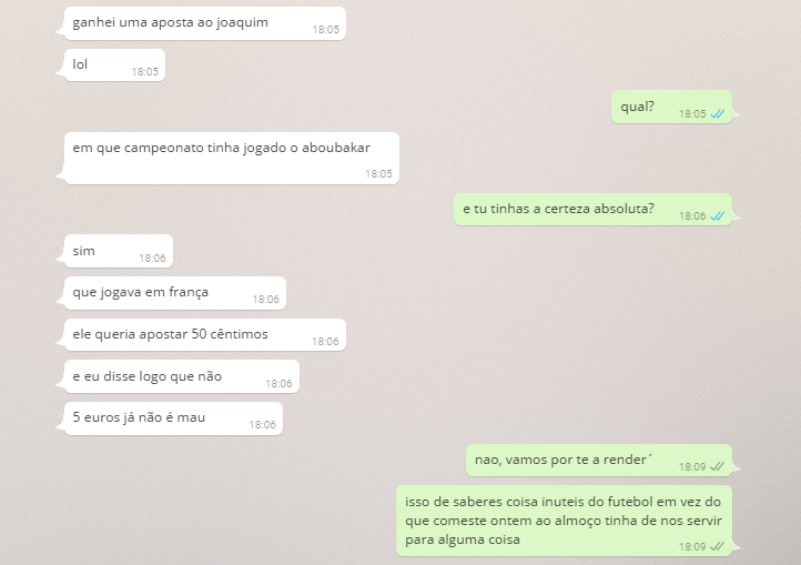 Conversa Whasapp - Maria das Palavras