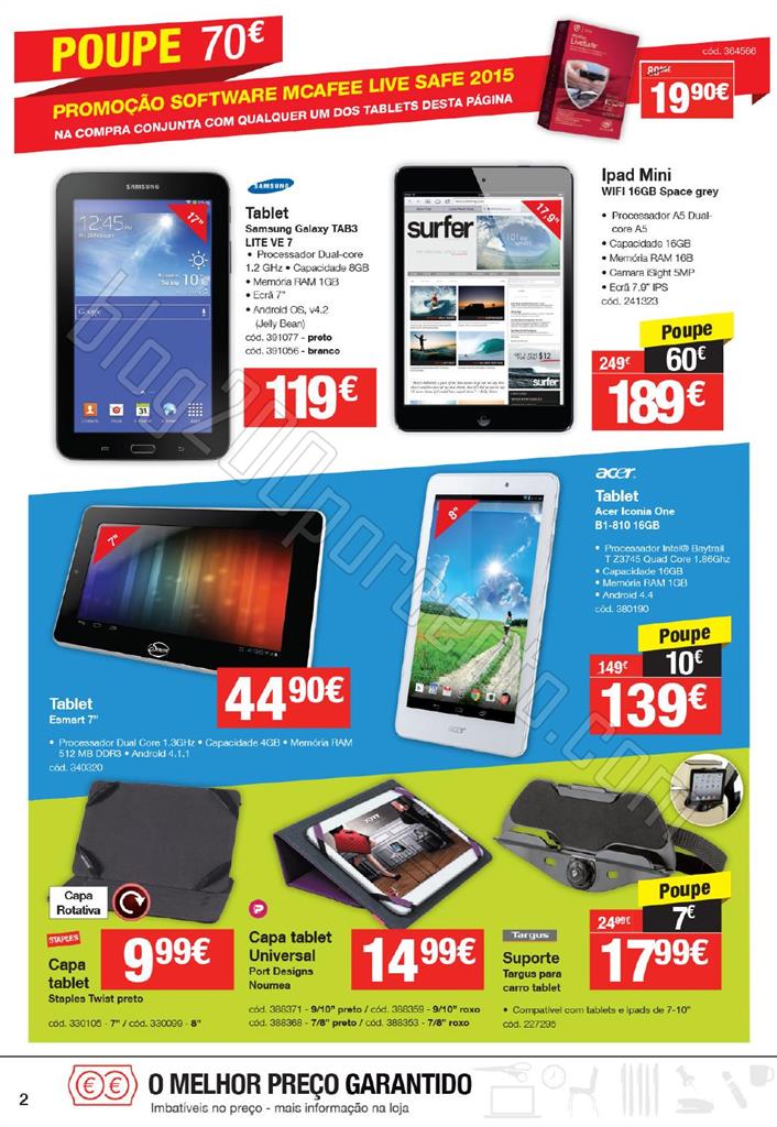Antevisão Folheto STAPLES promoções de 5 a 17 m