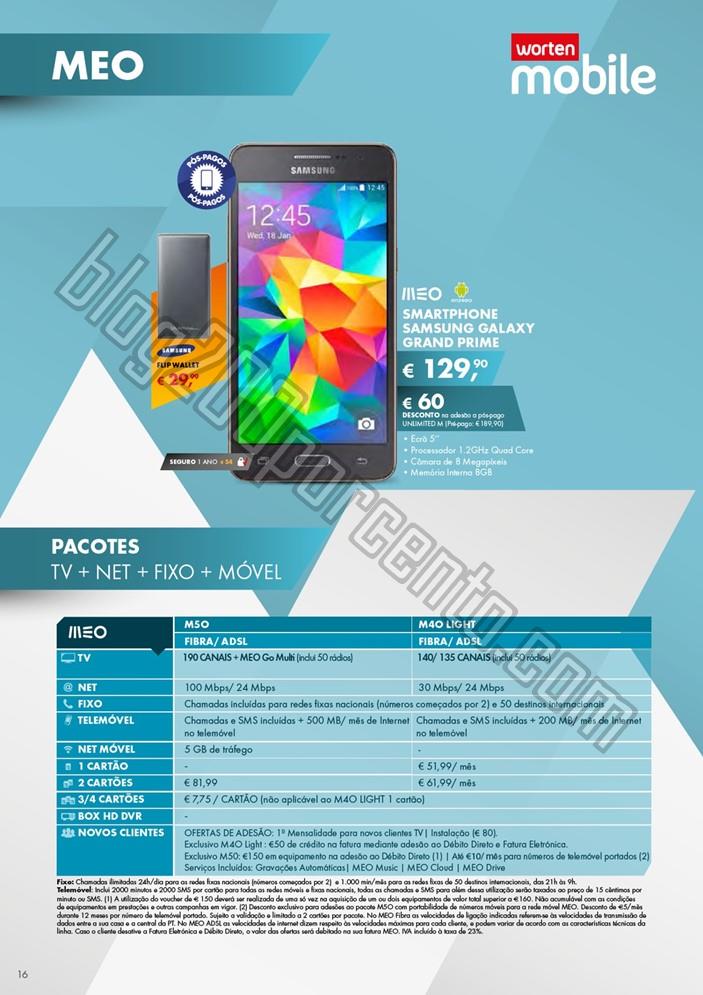 Antevisão Folheto WORTEN MOBILE Promoções de 7 