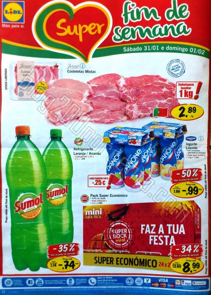 Antevisão Folheto LIDL Promoções de 29 janeiro 