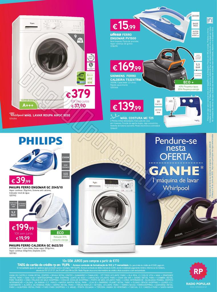 Antevisão Folheto RADIO POPULAR Promoções de 6 