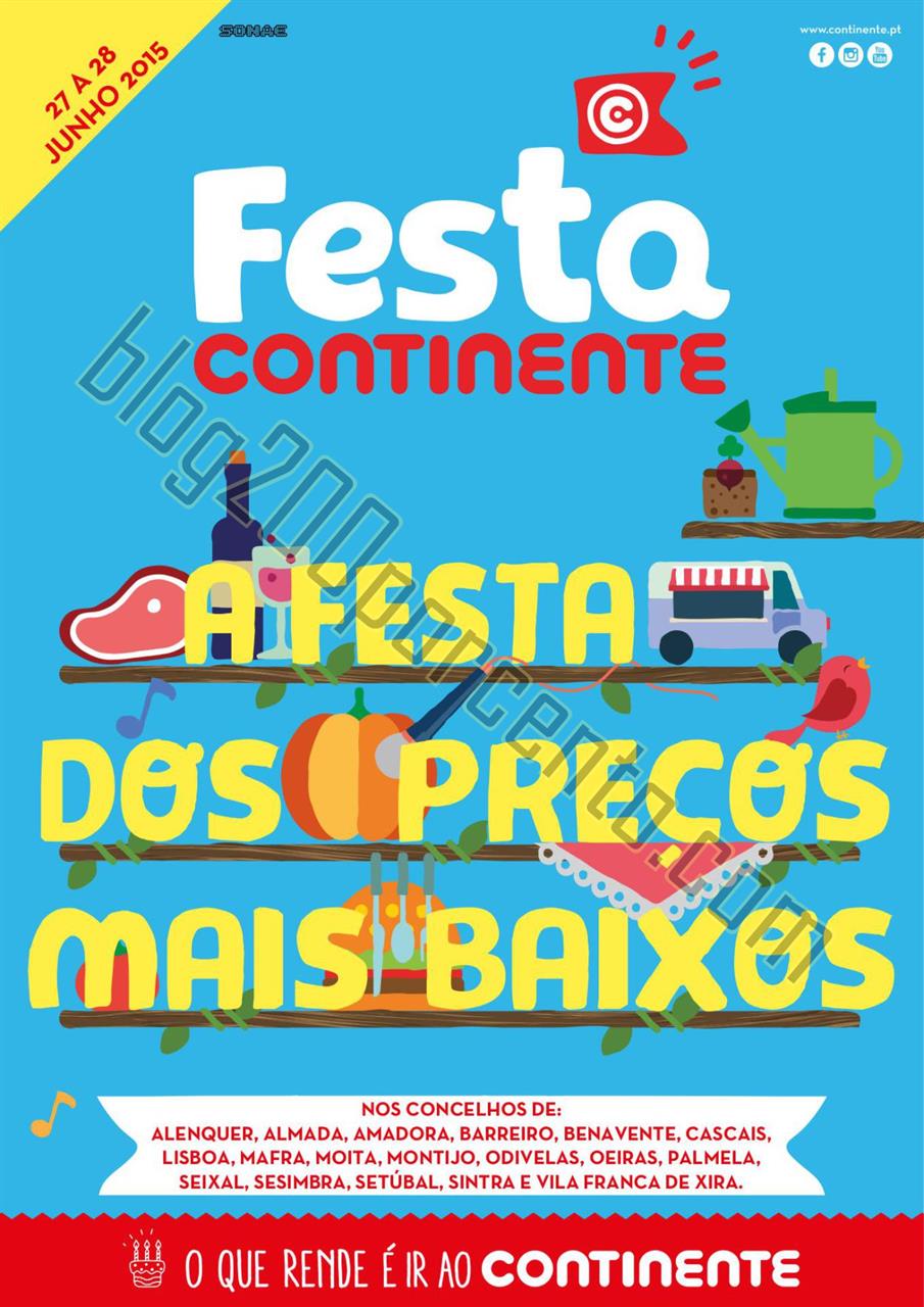 Antevisão Folheto CONTINENTE Festa dos preços ba