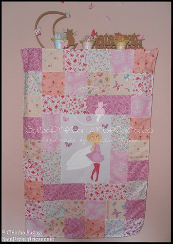 Colcha cama de grades Blooming Fairies II-1