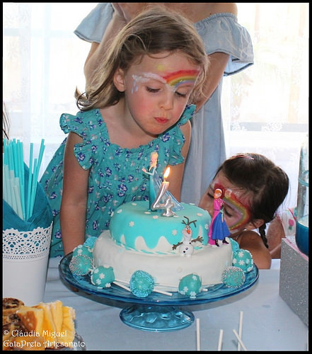 Festa aniversário tema Frozen