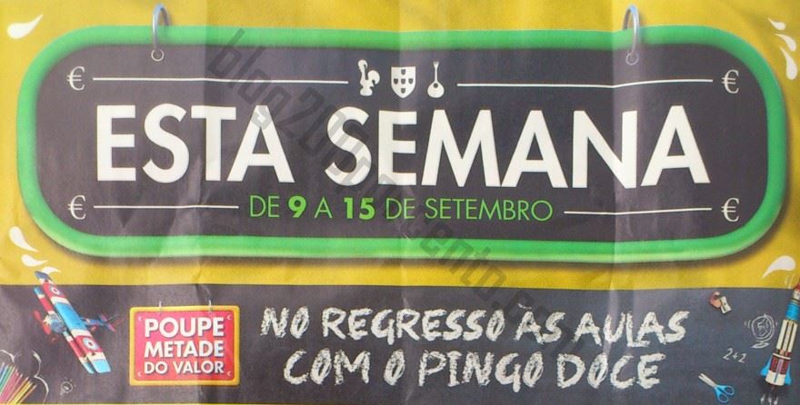 Antevisão Folheto PINGO DOCE de 9 a 15 setembro - Já a seguir