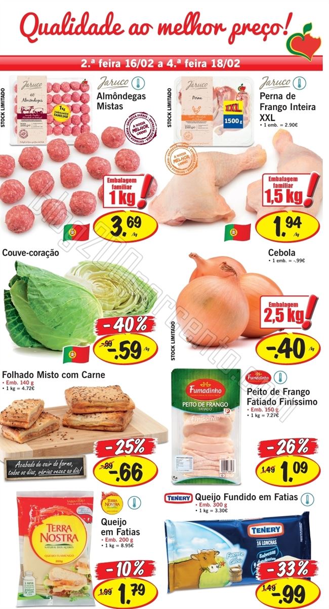Antevisão Promoções LIDL de 16 a 18 fevereiro p