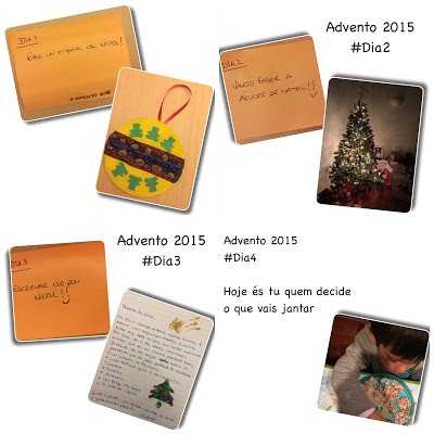 calendário do advento + natal + actividades em família + dezembro + actividades do advento + blogger
