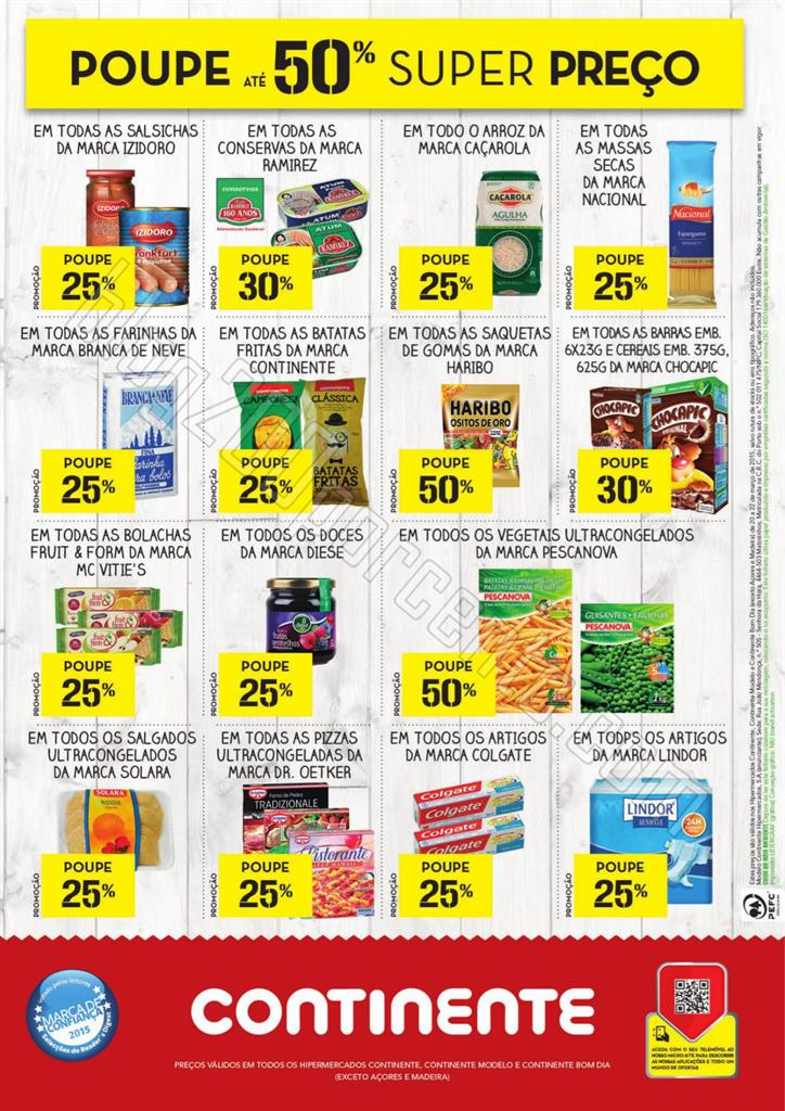 Antevisão Folheto CONTINENTE Fim de Semana de 20 