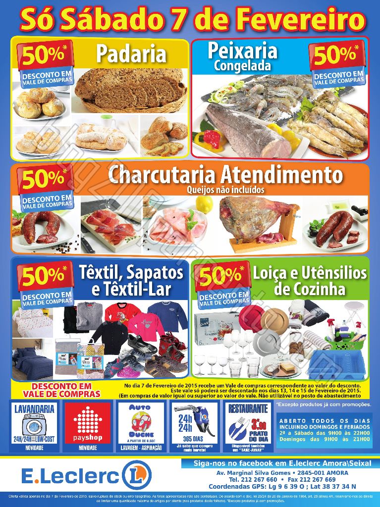 Antevisão Folheto E-LECLERC Amora-Seixal 7 fevere
