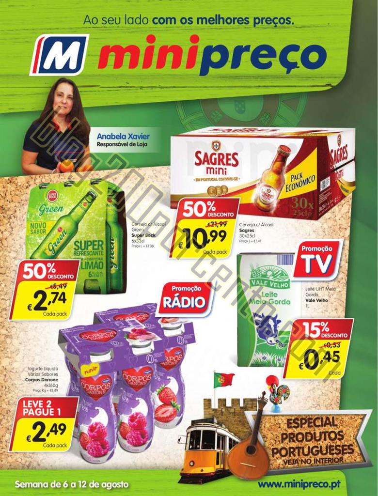Antevisão Folheto MINIPREÇO Promoções de 6 a 1