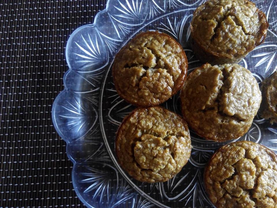 Receitas | Maria das Palavras: Muffins de banana e aveia