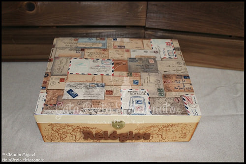 Caixa para 12 relógios 