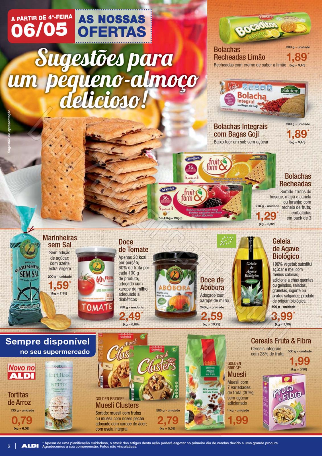 Antevisão folheto ALDI Promoções a partir de 6 