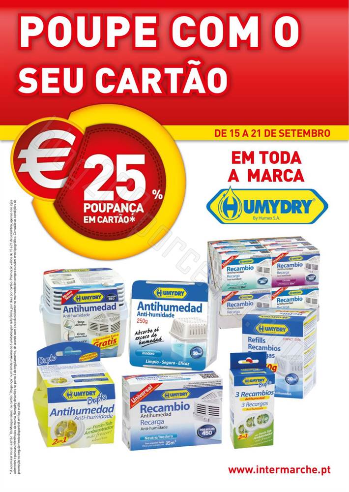 25% de desconto INTERMARCHÉ de 15 a 21 setembro