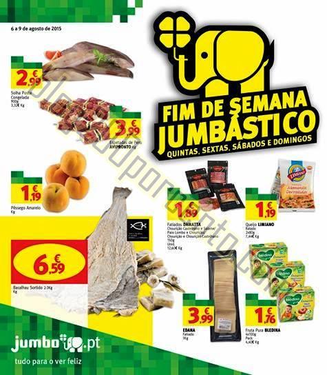 Antevisão Folheto JUMBO Fim de semana de 6 a 9 ag