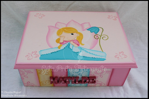 Caixa para ganchinhos 