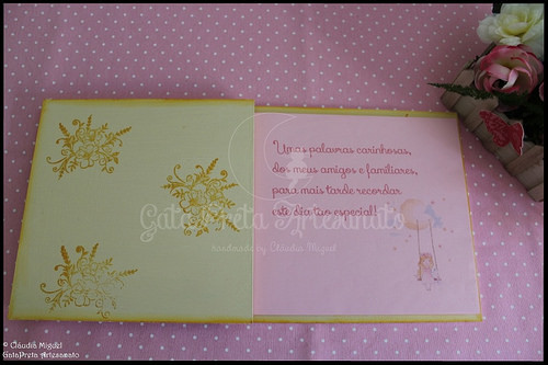 Caixa grande de batizado, de recordações e livro de honra 