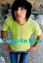 Cortes de cabelo - Emo Boy - Cupcake Emo