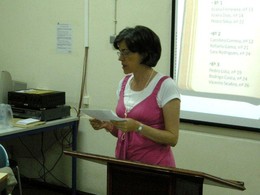 Drª Gracinda Correia, mentora do Concurso