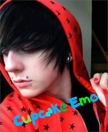 Cortes de cabelo - Emo Boy - Cupcake Emo