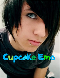 Cortes de cabelo - Emo Boy - Cupcake Emo