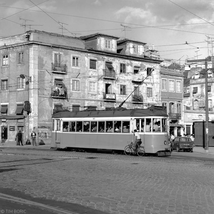 Eléctrico 807, Rua da Palma (fim Boric, 1980)